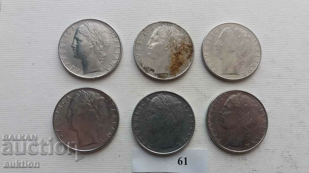 ΠΑΡΤΙΔΑ 6 ΙΤΑΛΙΚΑ 100 ΛΙΡΕΣ - ΔΙΑΦΟΡΕΤΙΚΑ ΧΡΟΝΙΑ - 6 ΠΑΡΤΙΔΑ 6 ΙΤΑΛΙΚΑ 100 ΛΙΡΕΣ - ΔΙΑΦΟΡΕΤΙΚΑ ΧΡΟΝΙΑ - 6