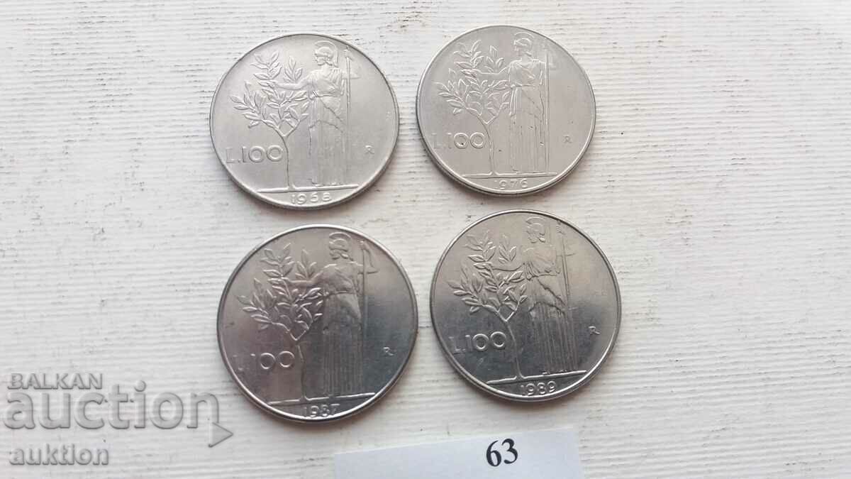 Δημοπρασία 100 ΙΤΑΛΙΚΕΣ ΛΙΡΕΣ ΔΙΑΦΟΡΕΤΙΚΑ ΧΡΟΝΙΑ 4 ΑΡΙΘΜΟΙ Δημοπρασία 100 ΙΤΑΛΙΚΕΣ ΛΙΡΕΣ ΔΙΑΦΟΡΕΤΙΚΑ ΧΡΟΝΙΑ 4 ΑΡΙΘΜΟΙ