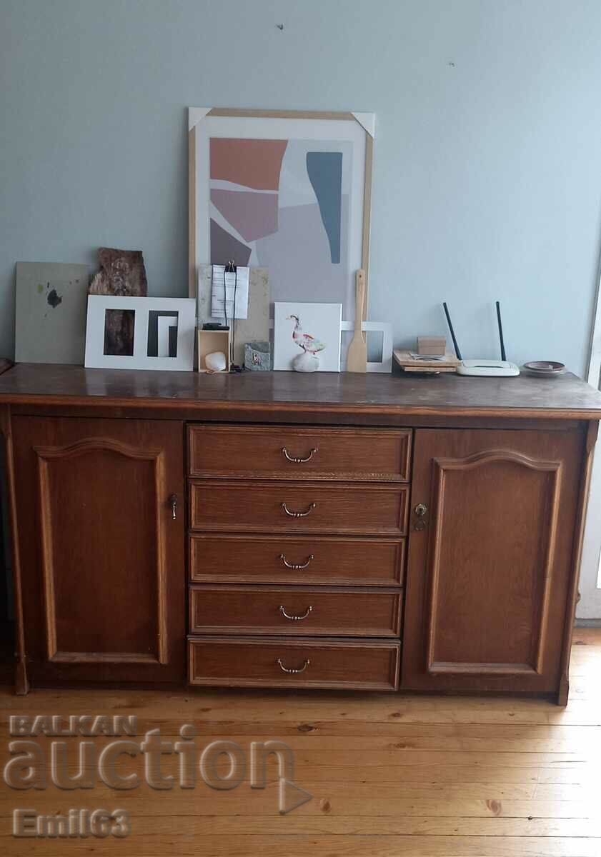 Beautiful vintage style chest of drawers made of solid wood