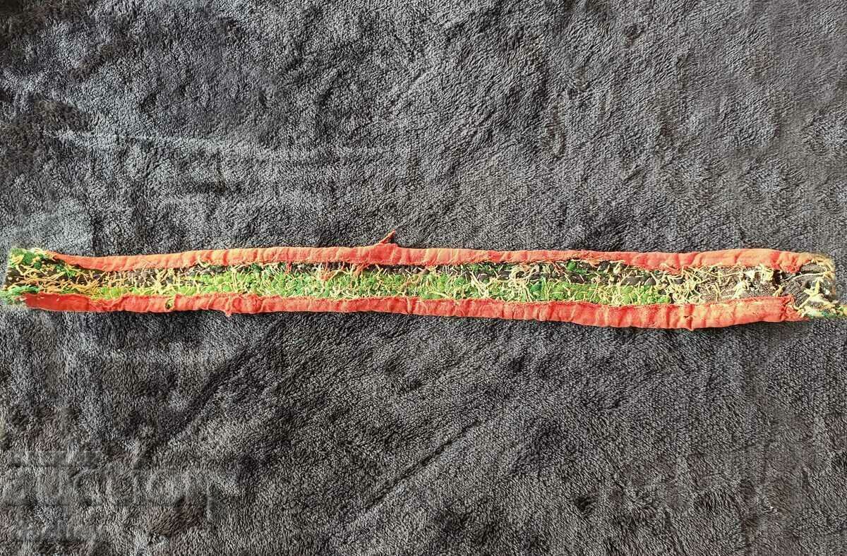 100 Years Old Hand Woven Belt Blue for Pafti Costume - 6 100 Years Old Hand Woven Belt Blue for Pafti Costume - 6