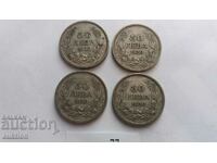 50 ЛЕВА - 1930 ГОДИНА - СРЕБРО -БОРИС - 3  -4 БРОЯ