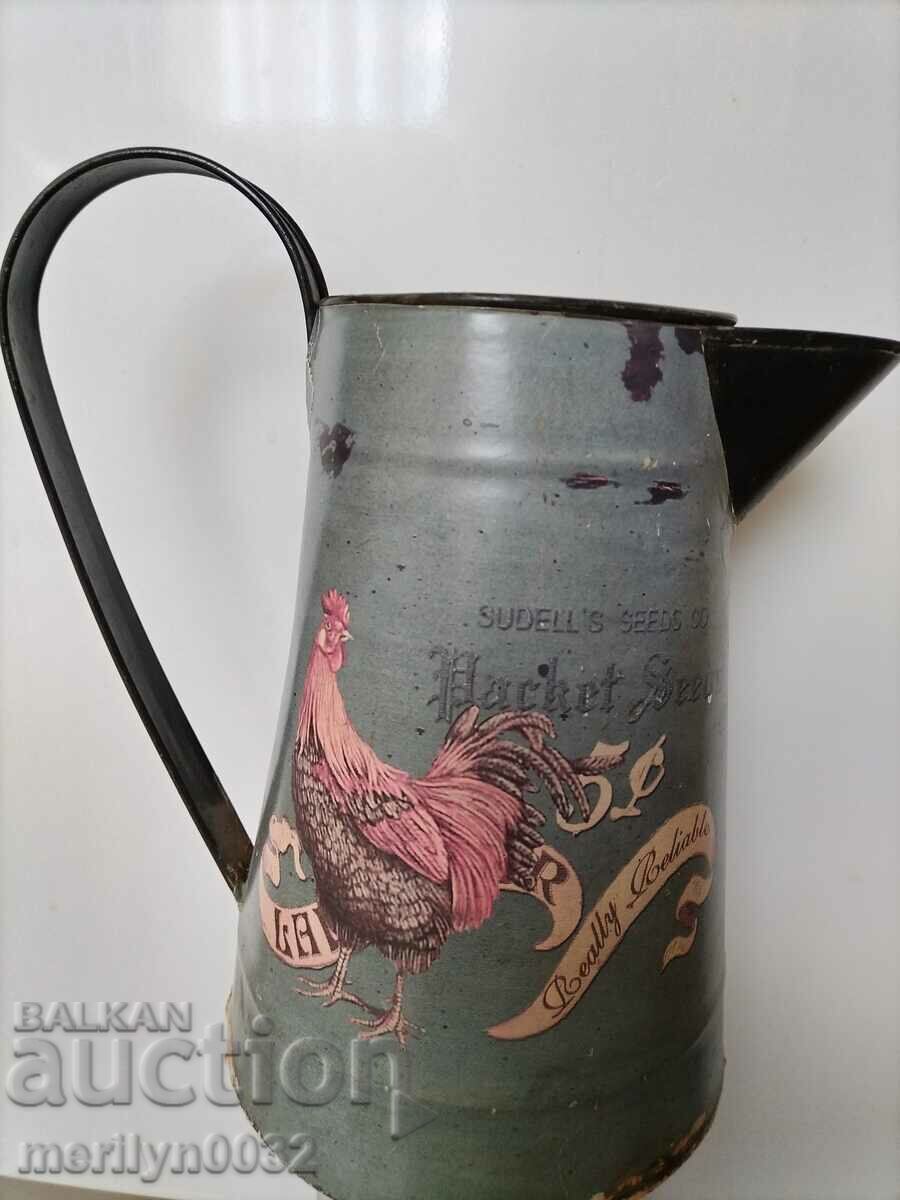 Old metal jug with price 41.00 BGN | € 20.96 Old metal jug with price 41.00 BGN | € 20.96