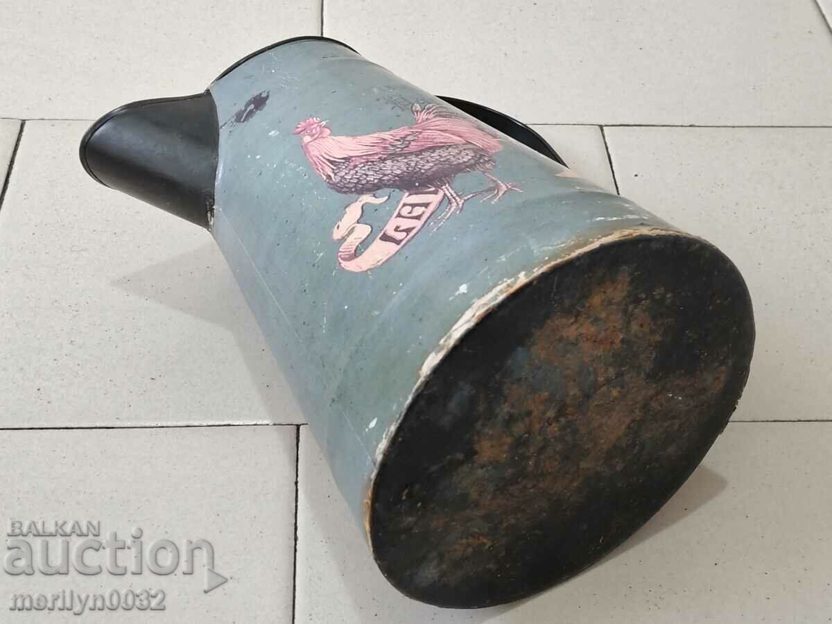 Auction Old metal jug Auction Old metal jug