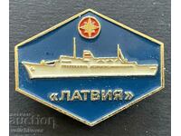 39103 USSR mark passenger ship Latvia