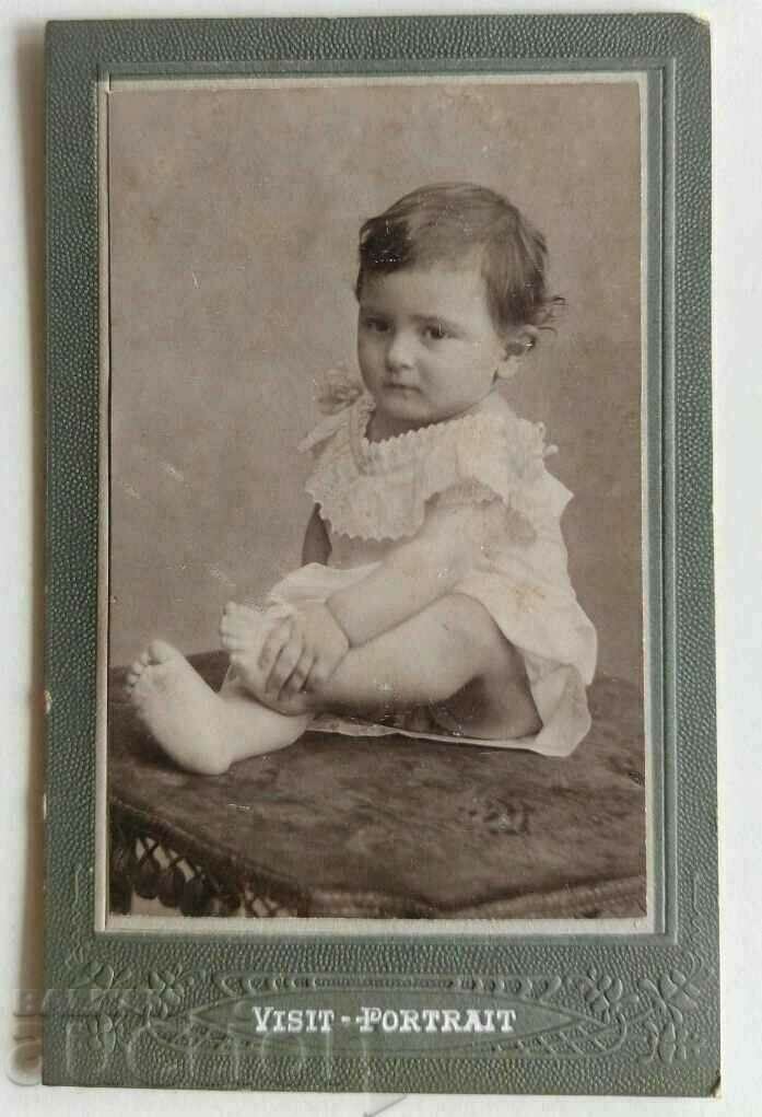 . 19TH CENTURY DOCTOR MARK BABY CHILD CHILD CARDBOARD PICTURE