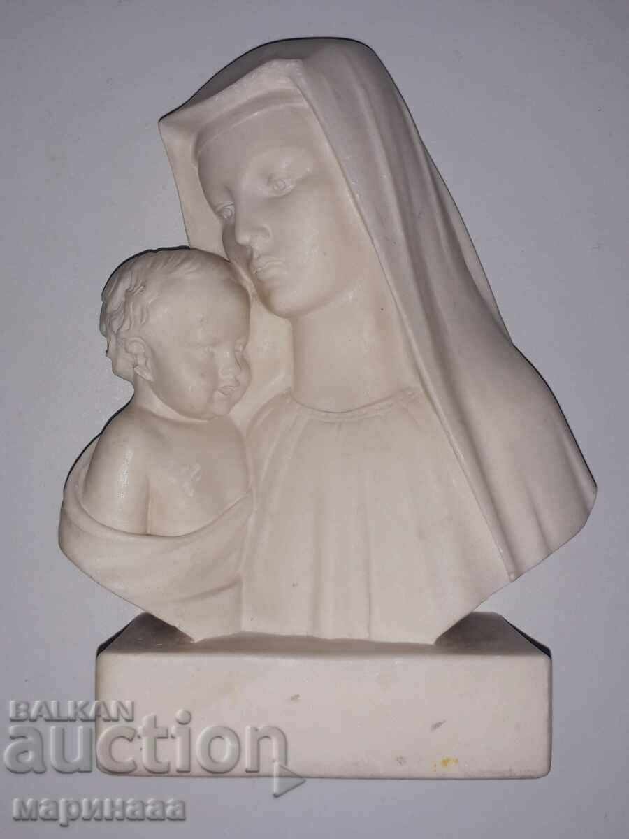 MADONNA. VIRGIN MARY. POLYRESIN