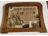 . 1929 BUILDING CARPENTRY MASTER CERTIFICATE FRAME