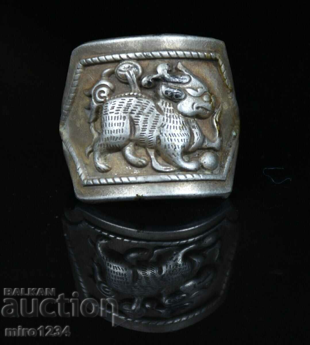 BZC MYTHICAL ASIAN ANIMAL RING TIBET ASIA CHINA