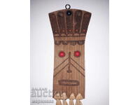 MASK. COOKER. TREE. PYROGRAPHY. BG