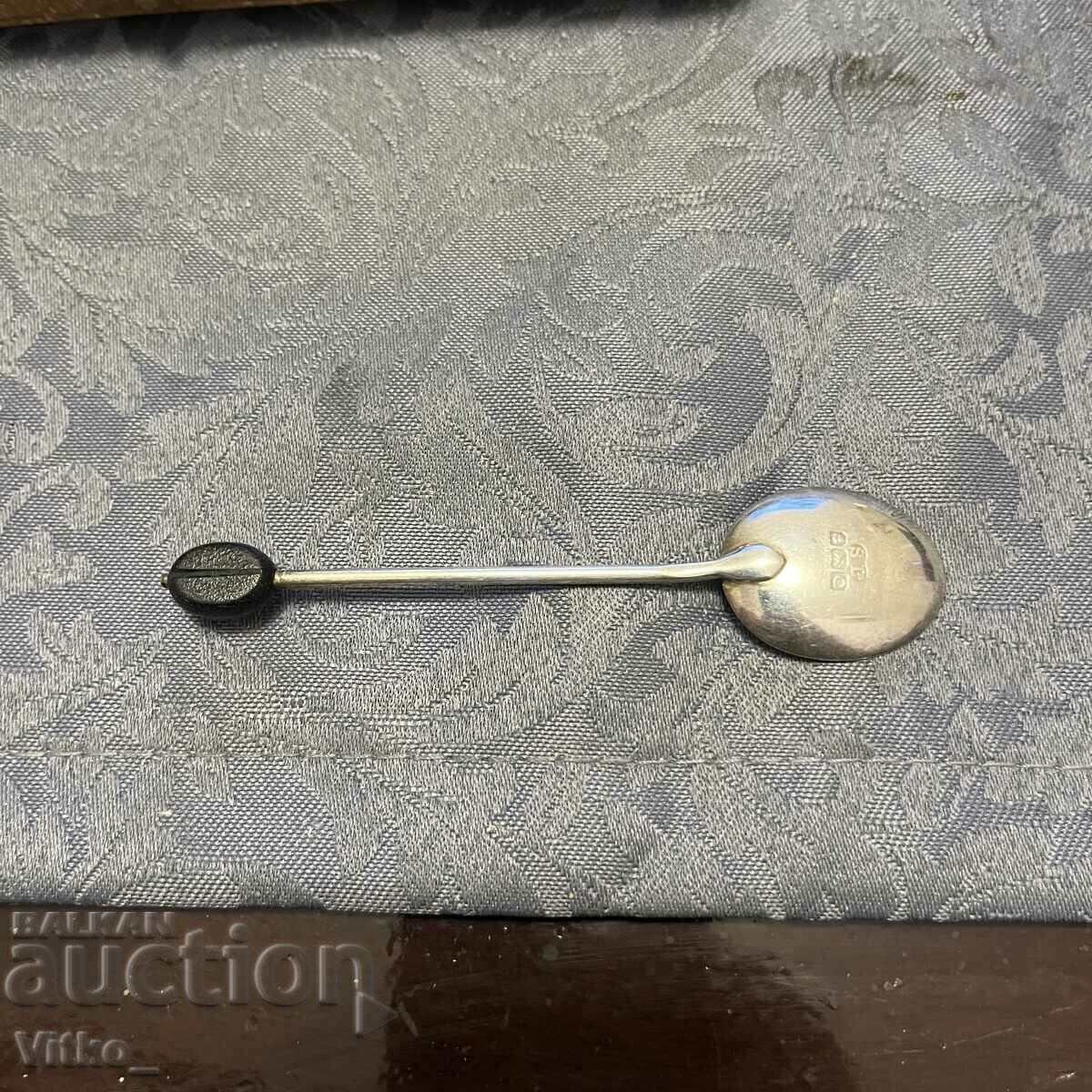 Auction Old English silver coffee spoons, markings Auction Old English silver coffee spoons, markings