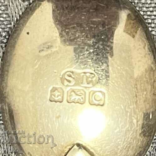 Delivery of Old English silver coffee spoons, markings Delivery of Old English silver coffee spoons, markings