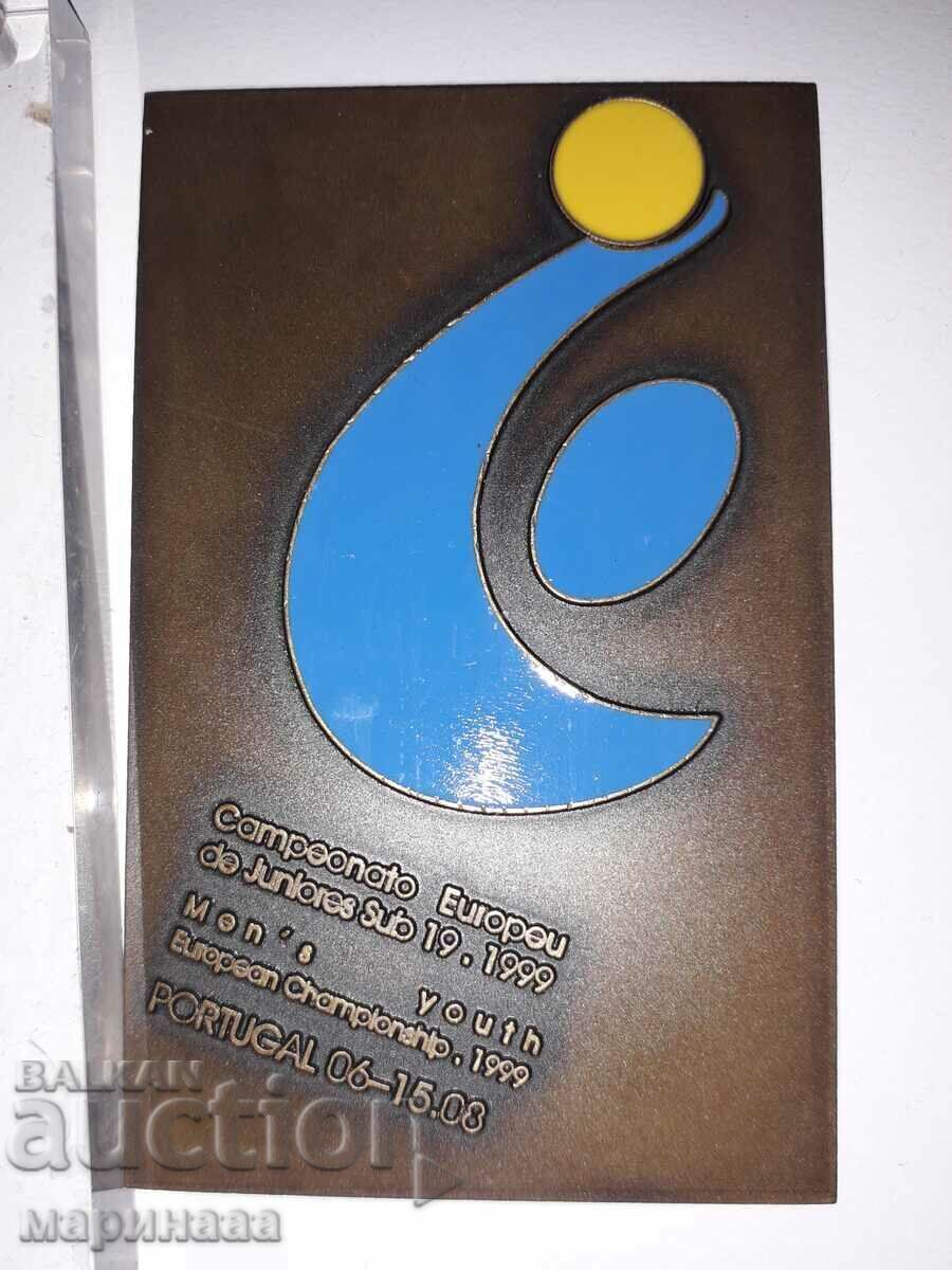 Auction BRONZE PLAQUE. HANDBALL. PORTUGAL Auction BRONZE PLAQUE. HANDBALL. PORTUGAL