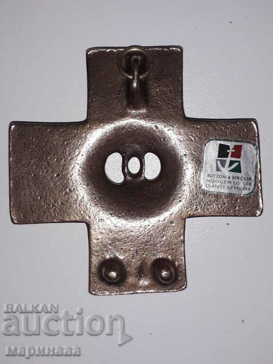 "WEDDING" CROSS. COPPER, BRONZE. MASSIVE with price 6.00 BGN | € 3.07