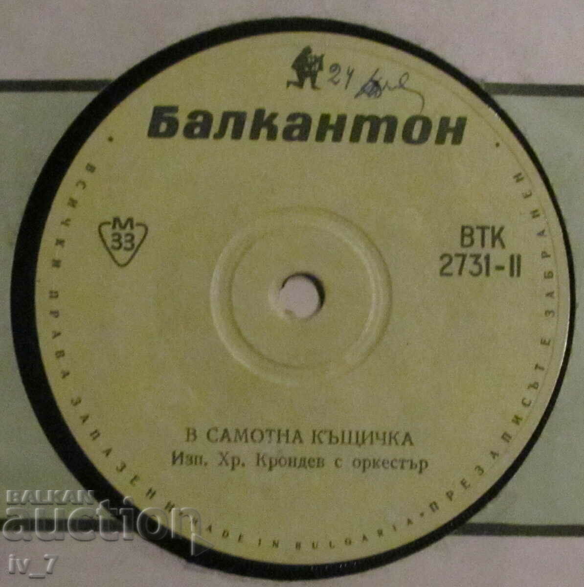 Delivery of RECORD - HRISTO KRONDEV, small format Delivery of RECORD - HRISTO KRONDEV, small format