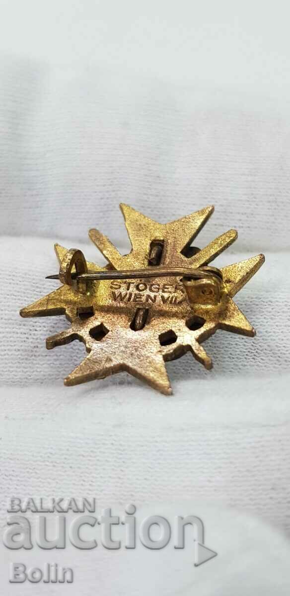 Auction  Rare sign, badge of reserve officers in Bulgaria