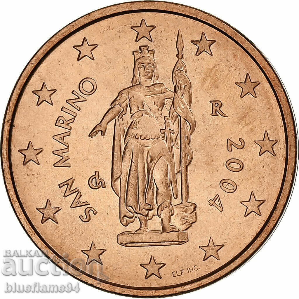 San Marino 2 euro cents 2004