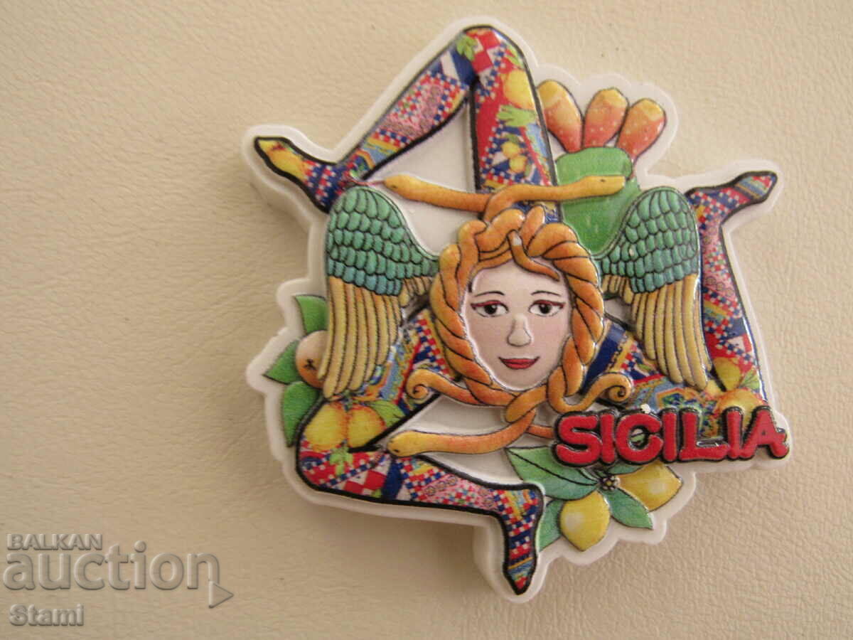 Auction Magnet from Sicily, Italy-1 Auction Magnet from Sicily, Italy-1