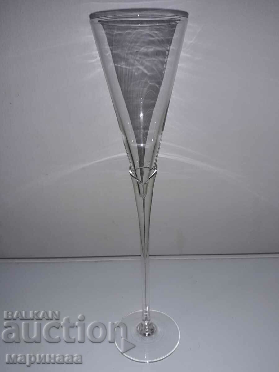 TALL GLASS. GLASS. 31 CM with price 3.00 BGN | € 1.53