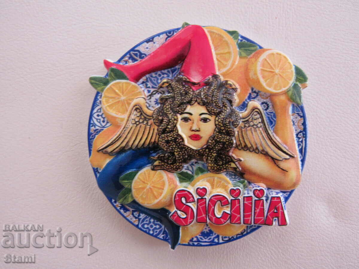 Auction  Magnet from Sicily, Italy-1