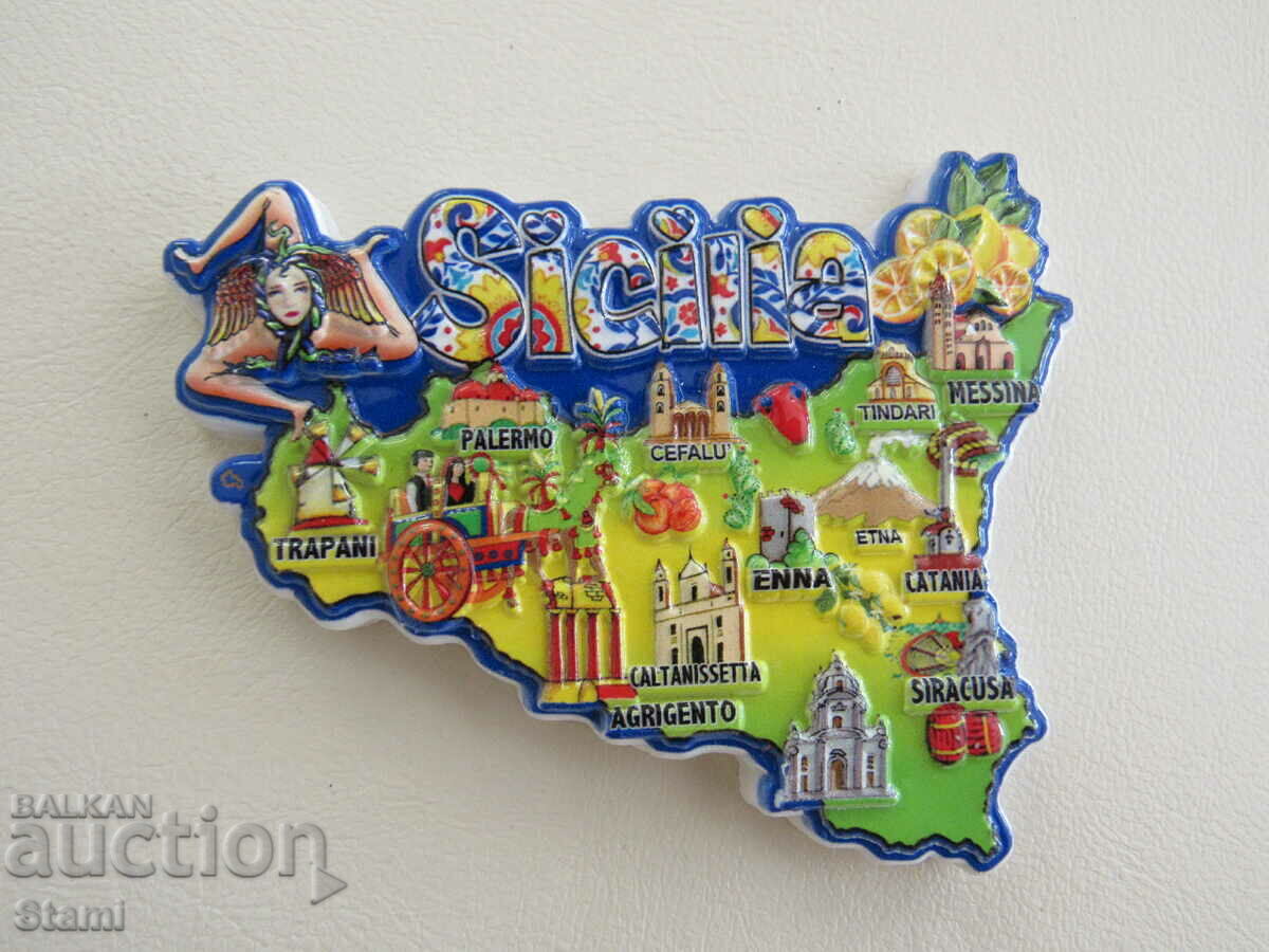 Magnet from Sicily, Italy-1 - 5 Magnet from Sicily, Italy-1 - 5