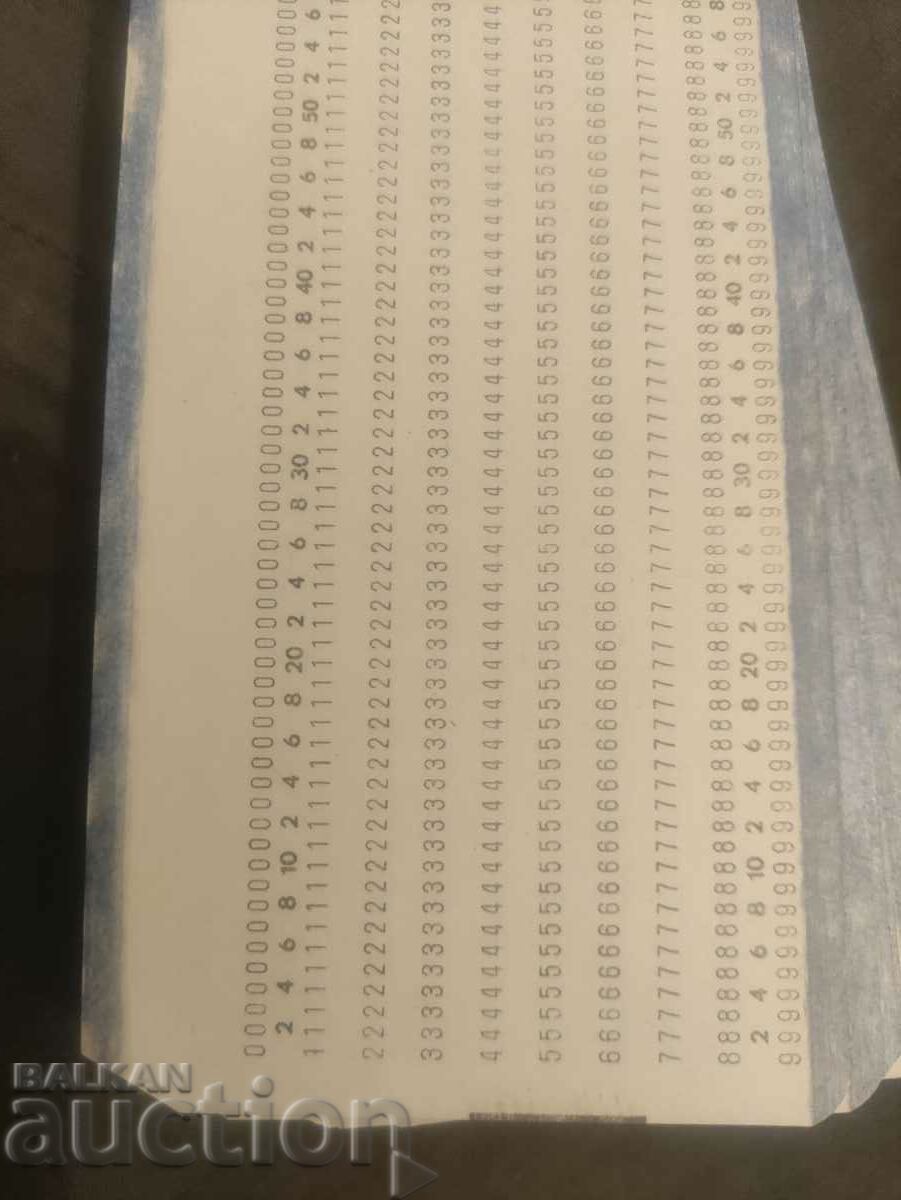 Delivery of Punch cards Delivery of Punch cards