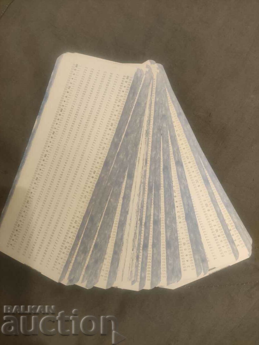 Punch cards - 6 Punch cards - 6