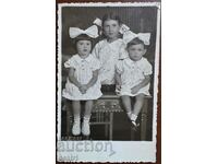 Three little girls Photographed Kazanlak 1938