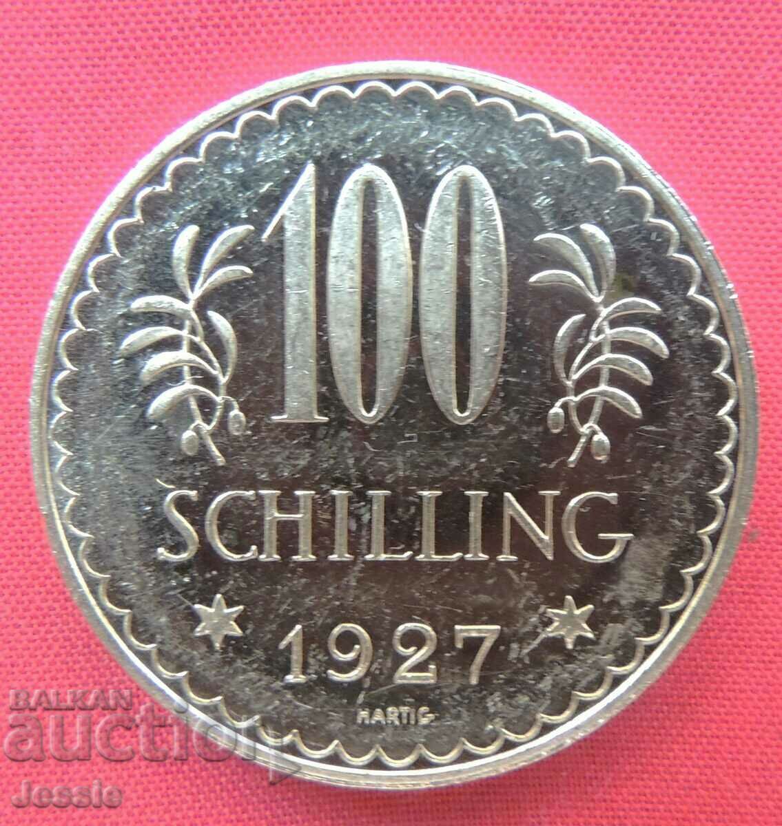 100 Schilling 1927 Αυστρία (100 Schilling Αυστρία) (χρυσός)