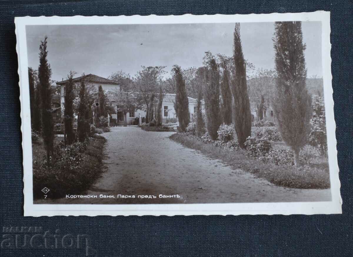 Courtensky Baths - Park in front of the Baths