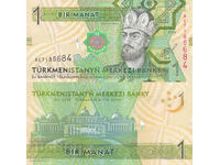 tino37- TURKMENISTAN - 1 MANAT - 2014- UNC