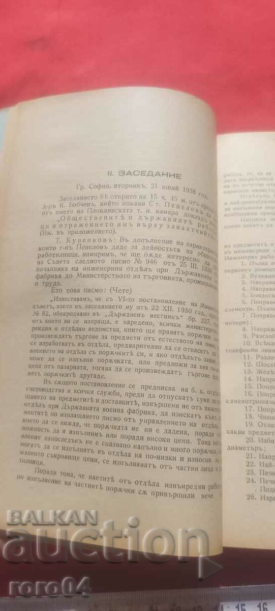 ВИСШ ЗАНАЯТЧИЙСКИ СЪВЕТ - СЕСИЯ 1938 г. - 7