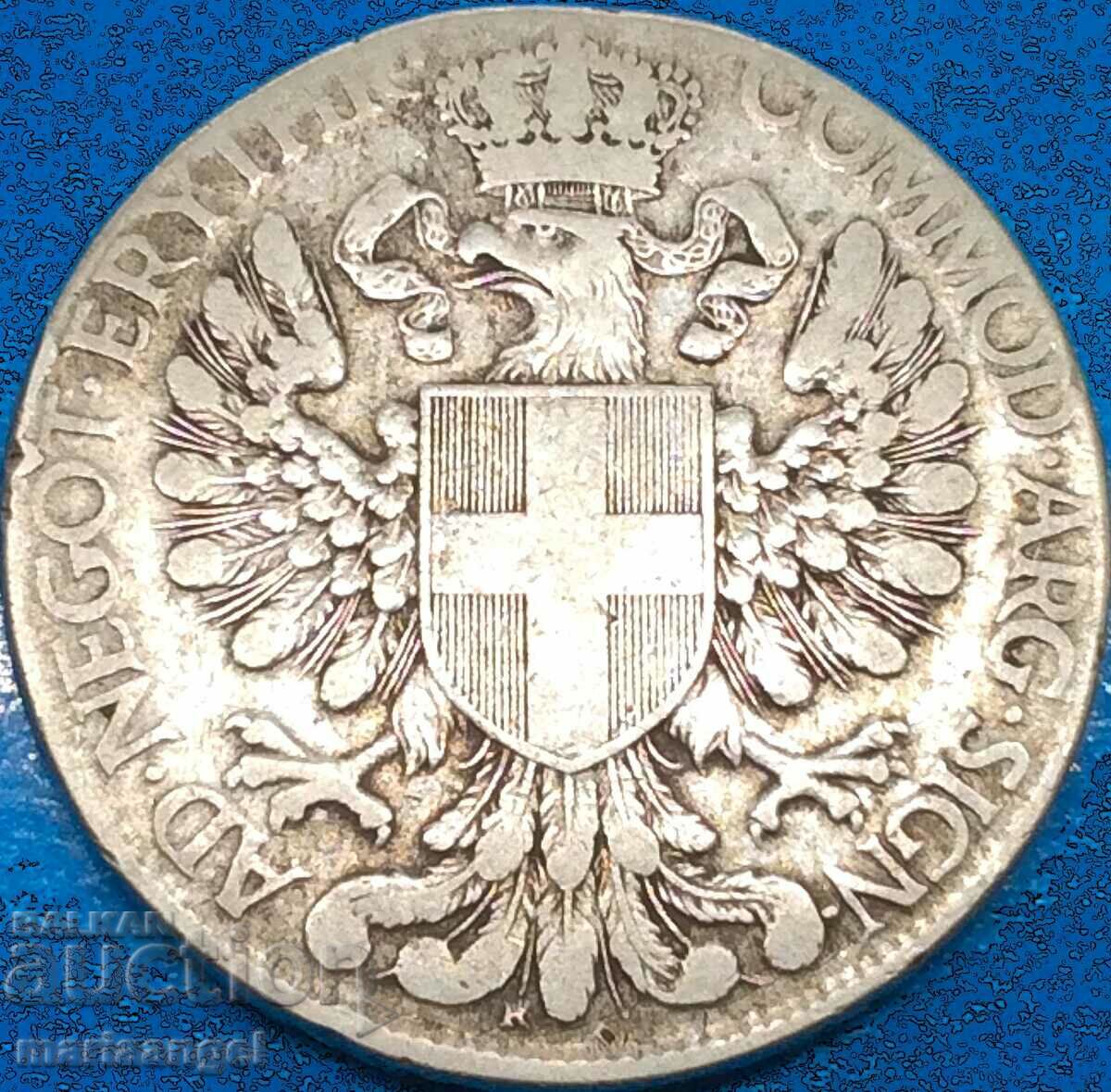 Eritrea 1 thaler 1918 Italian colony 27.67g silver