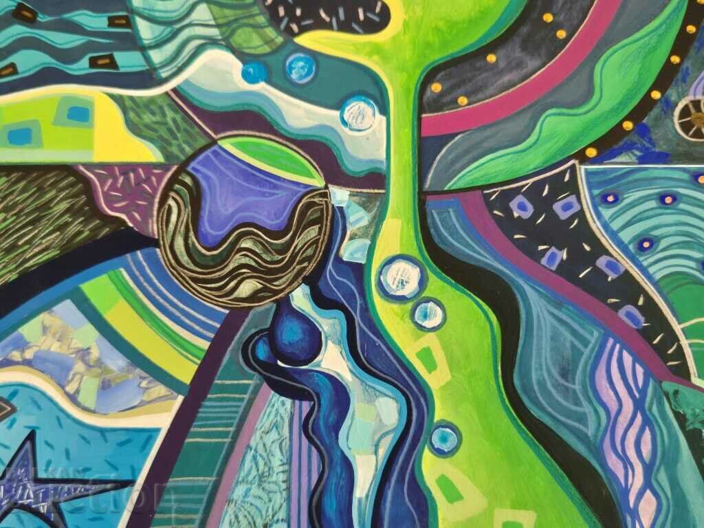 Livrarea Nikolay Ivanov OM Compoziție abstractă 1999.