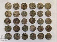 Lot 30 pcs. Silver Turkish coins Turkey akceta ahceta jewelry