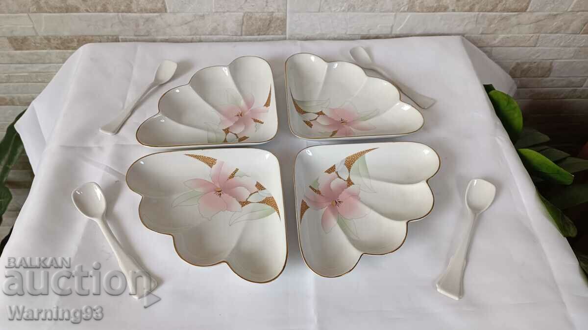 Brand new hors d'oeuvre service - "Flowers" - IZIDA factory - 5 Brand new hors d'oeuvre service - "Flowers" - IZIDA factory - 5