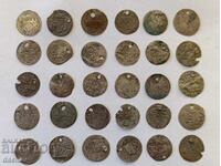 Lot 30 pcs. Silver Turkish coins Turkey akceta ahceta jewelry