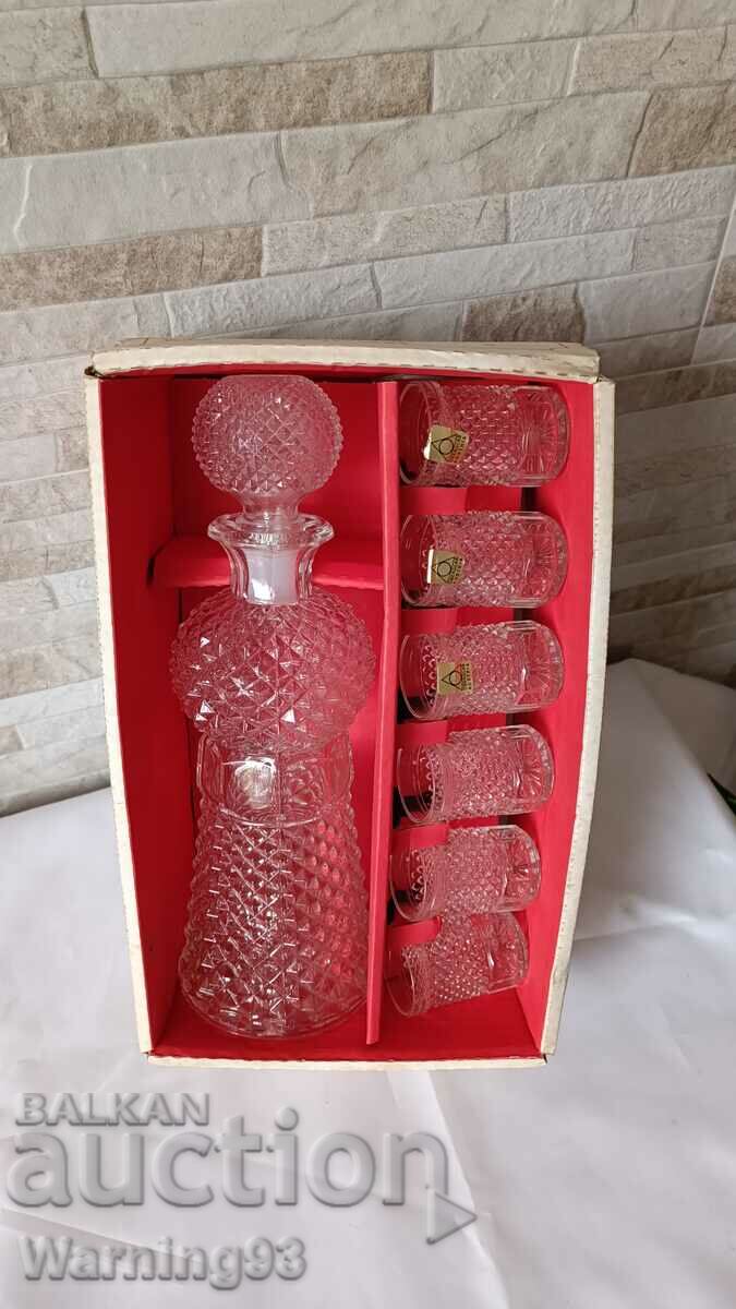 Auction Brand new vodka set - 7 pieces - OBERGLAS - Austria Auction Brand new vodka set - 7 pieces - OBERGLAS - Austria