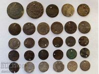 Lot 29 pcs. Silver Turkish coins Turkey akceta ahceta jewelry