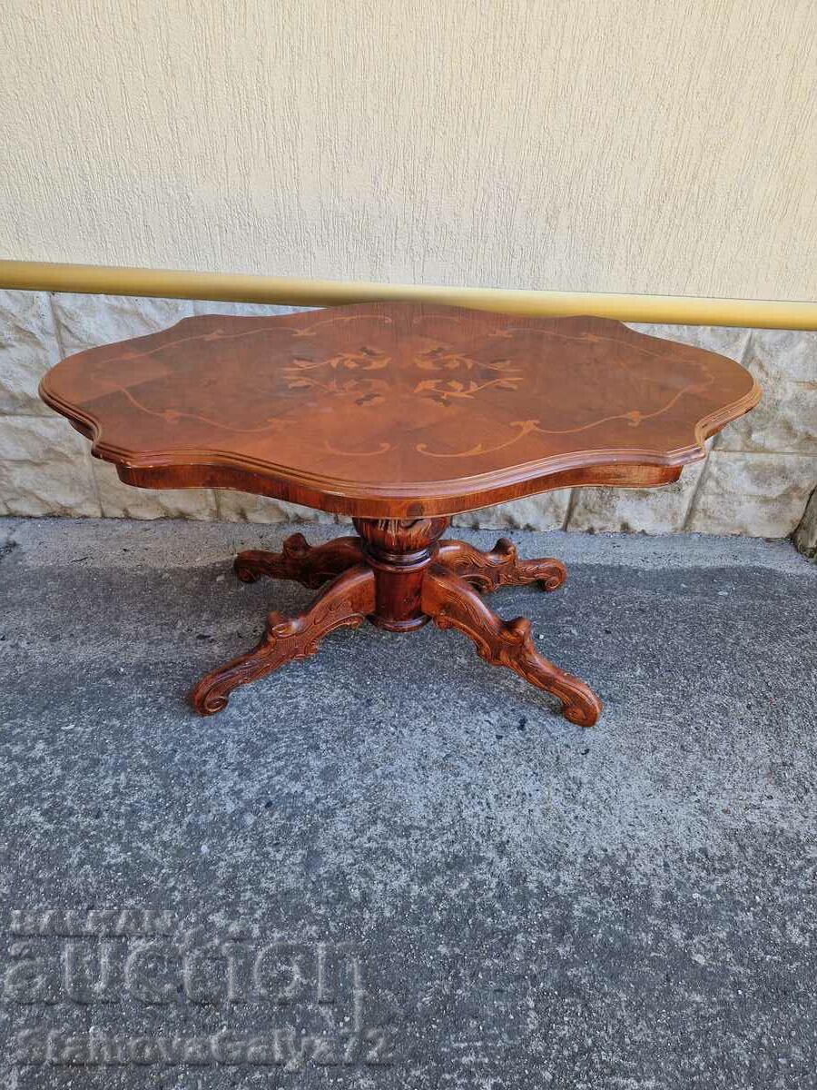 A great antique English coffee table