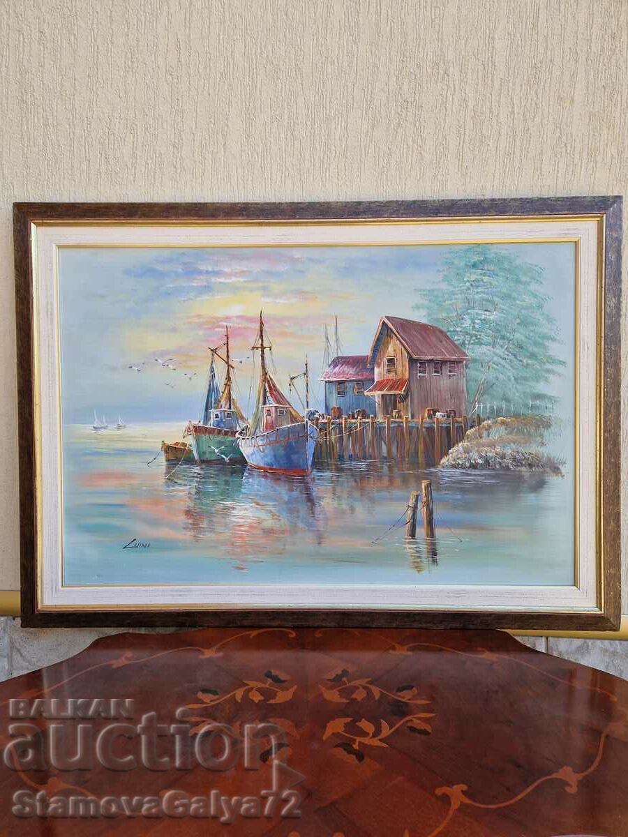Superb oil painting on canvas with price 377.00 BGN | € 192.76 Superb oil painting on canvas with price 377.00 BGN | € 192.76