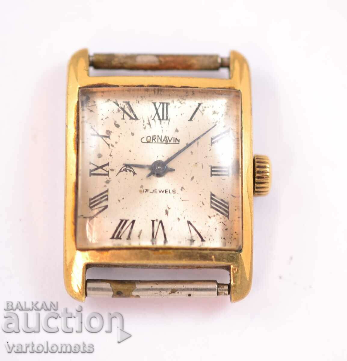 CORNAVIN CCCP Gold Plated Women's Watch - Not Working