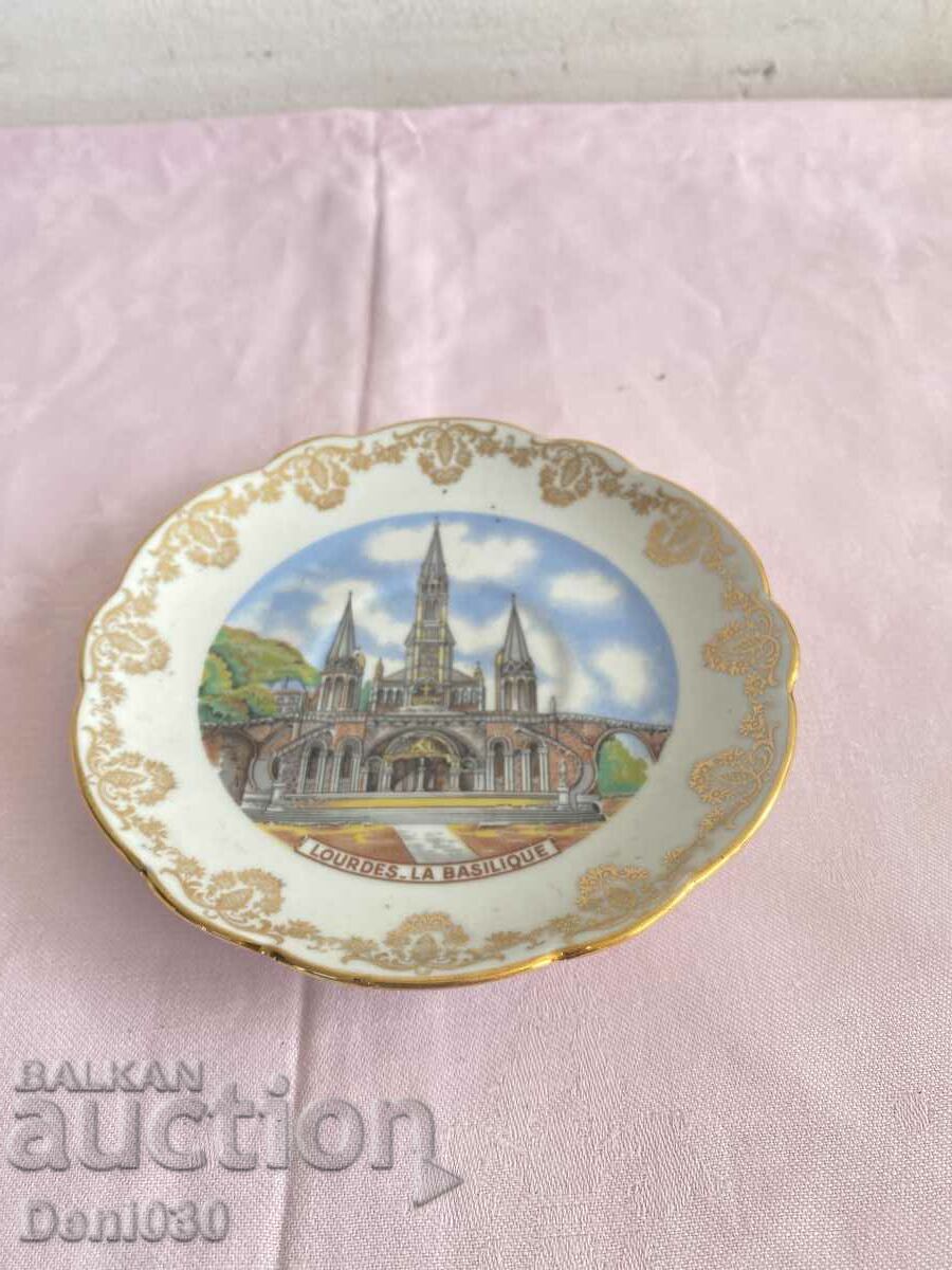 A beautiful Limoges porcelain saucer