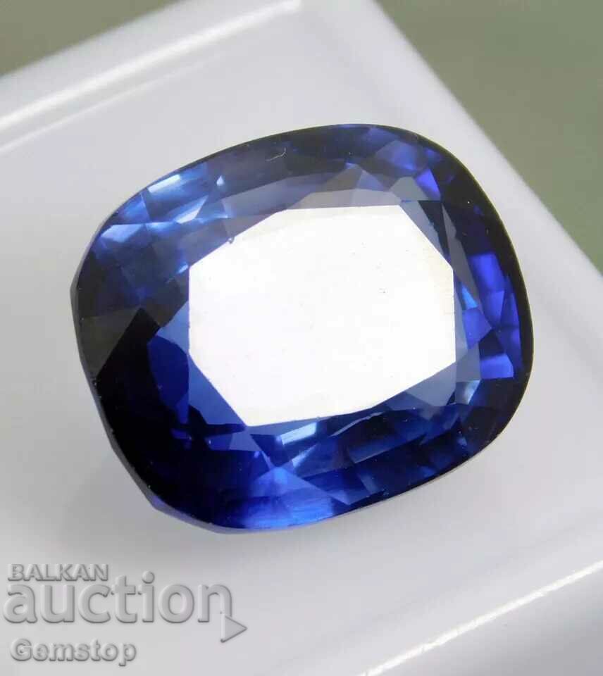 BZC! 18.70 ct natural sapphire cushion cert.VGTL from 1st!