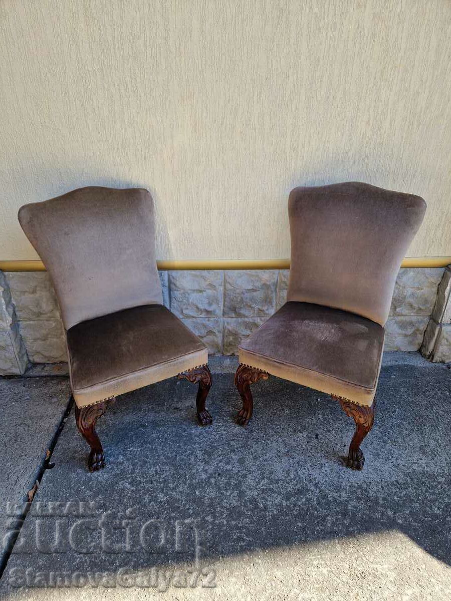 A great pair of antique English chairs A great pair of antique English chairs