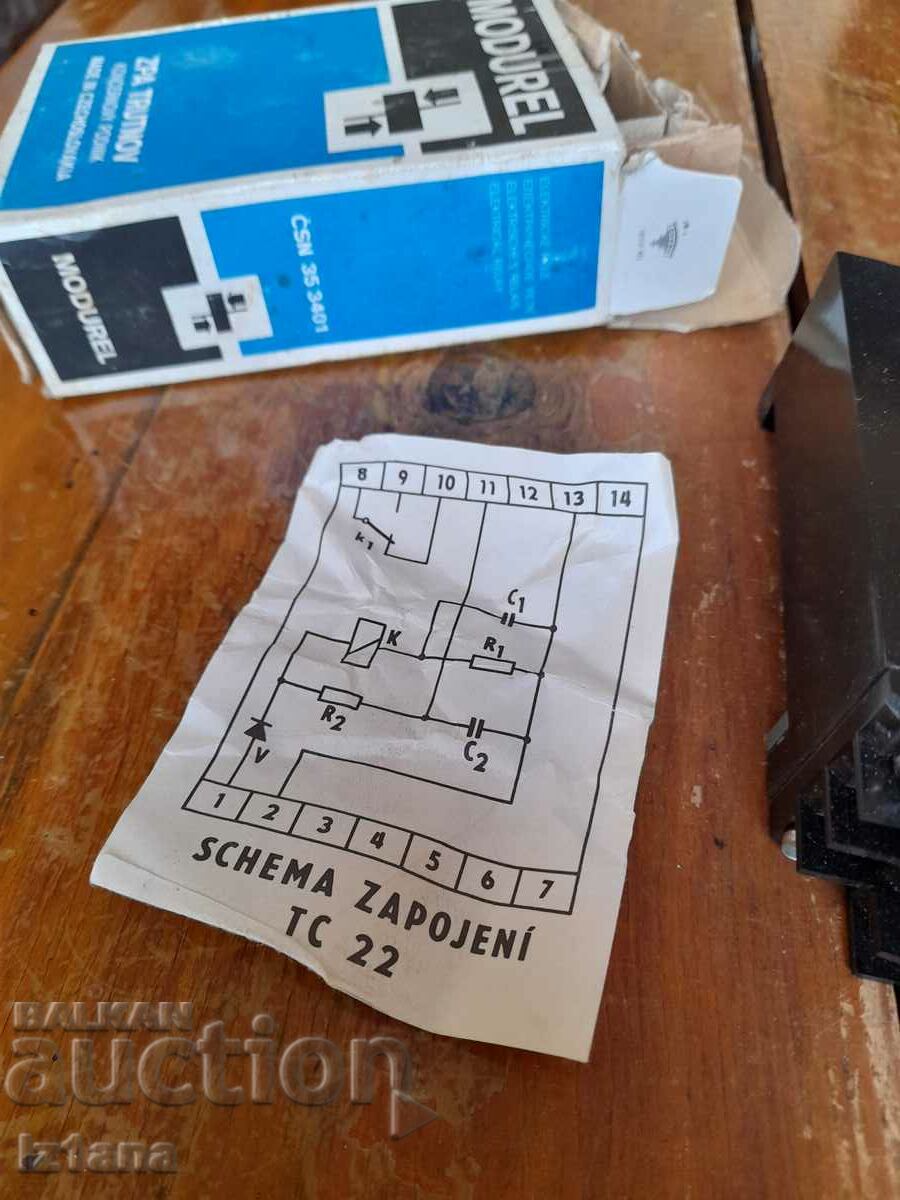 Old Modurel TC 22 relay with price 27.00 BGN | € 13.80