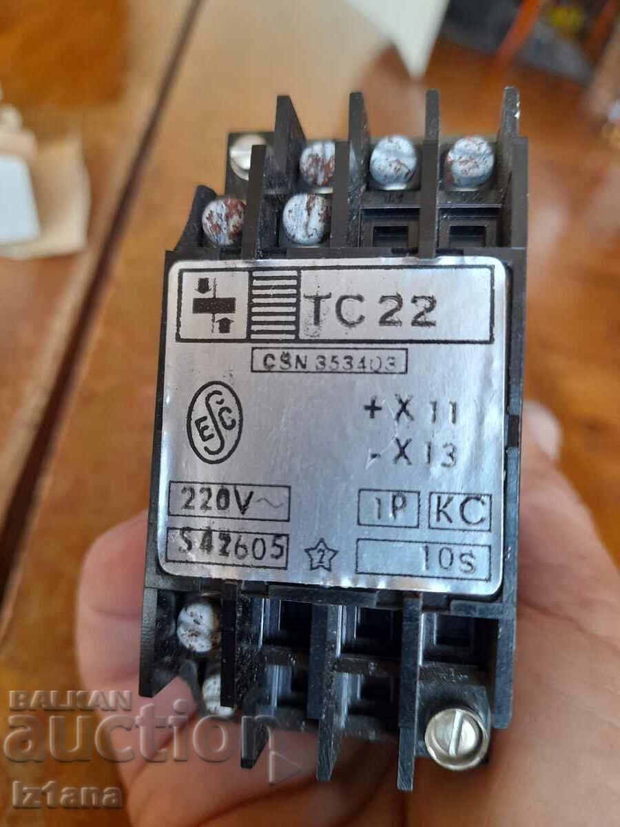 Old Modurel TC 22 relay - 7