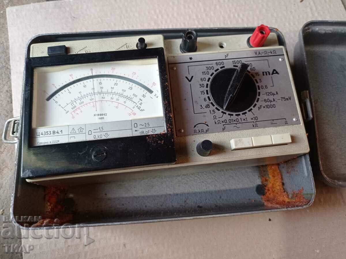 USSR multimeter measuring device -0.01st