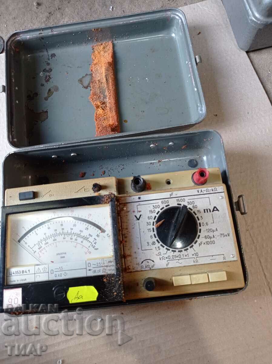 USSR multimeter measuring device -0.01st