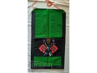 Hand-woven, hand-embroidered apron for national costume.