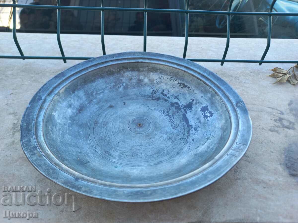 OTOMAN TURC PLACĂ CUPRU TAS BOWL TUGRA